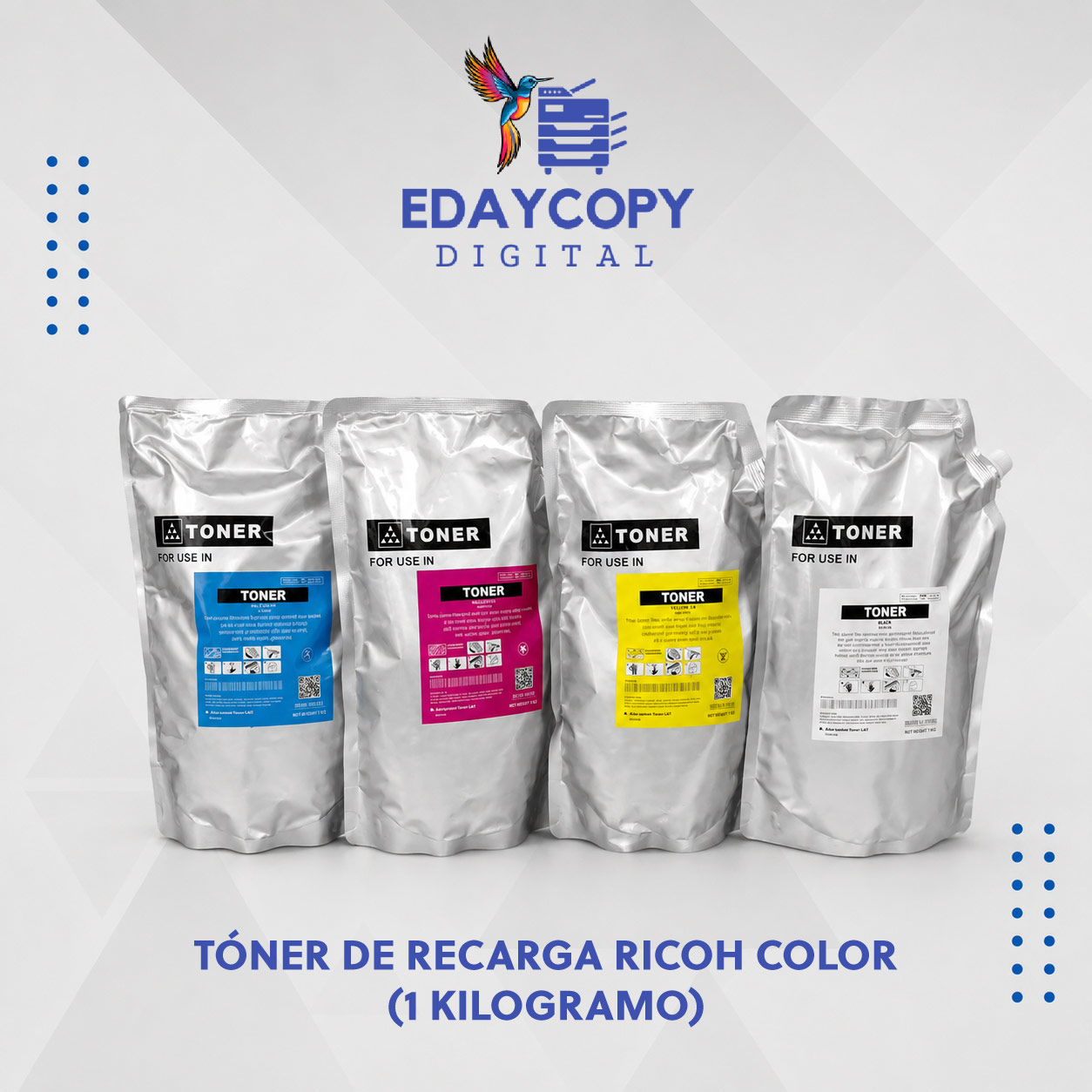 Tóner de Recarga Ricoh Color 1 Kilogramo