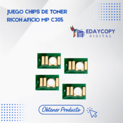Juego Chips de Toner Ricoh AFICIO MP C305