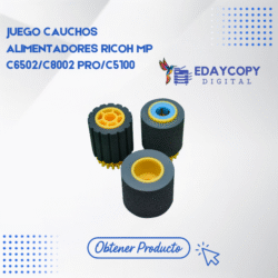 Juego Cauchos Alimentadores Ricoh MP C6502 C8002 Pro C5100