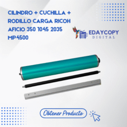 CILINDRO + CUCHILLA +
RODILLO CARGA RICOH AFICIO 350 1045 2035 MP4500