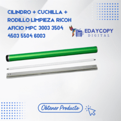 CILINDRO + CUCHILLA +
RODILLO LIMPIEZA RICOH
AFICIO MPC 3003 3504
4503 5504 6003